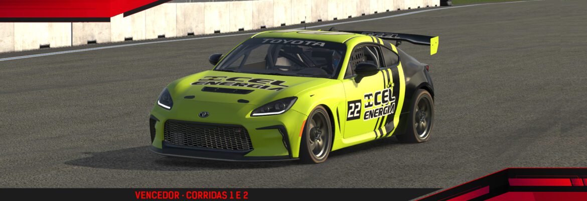 Realdrive GR Cup: Lorenzo Pfeifer (Cel Energia) vence duas corridas em Charlotte