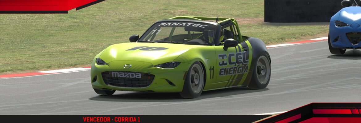 AMIKA MX5 Cup: Lorenzo Pfeifer e Marcos Paiva vencem etapa quente em Oultion Park