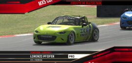 AMIKA MX5 Cup: Lorenzo Pfeifer e Marcos Paiva vencem etapa quente em Oultion Park