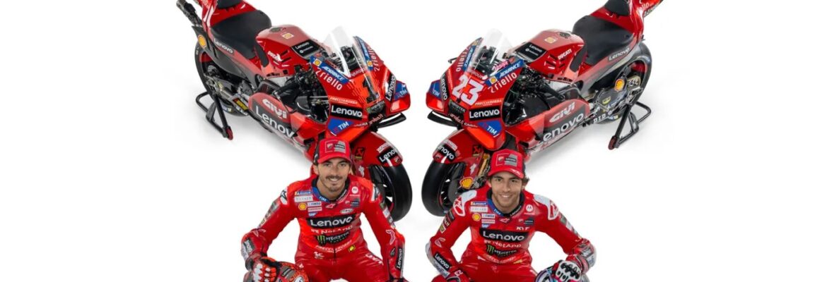 MotoGP: Ducati exibe moto de campeão Bagnaia em evento na Itália