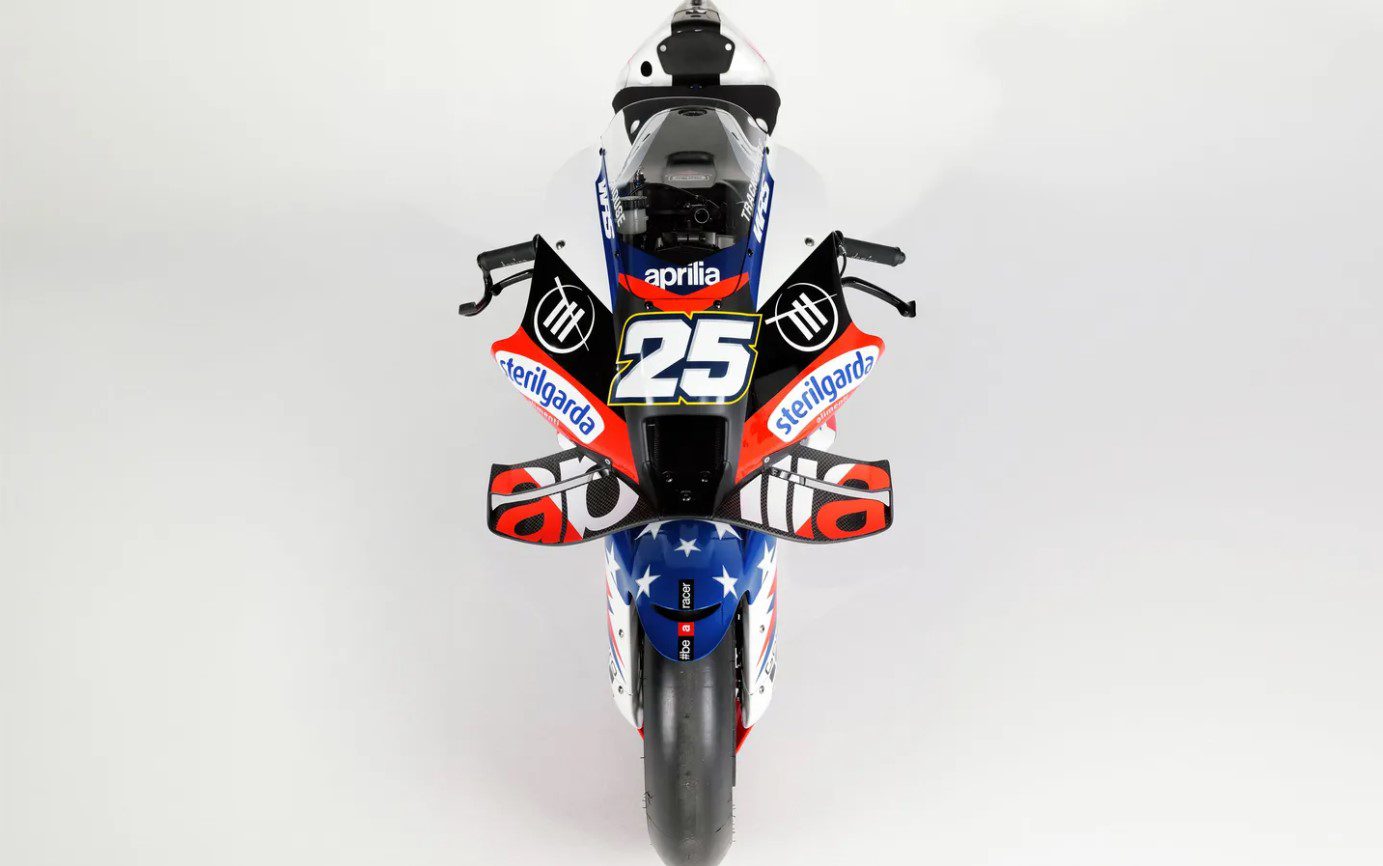 MotoGP: Norte-americana, Trackhouse Aprilia exibe pintura para temporada 2024 Lançamento Trackhouse 2024 - Miguel Oliveira Raul Fernandez