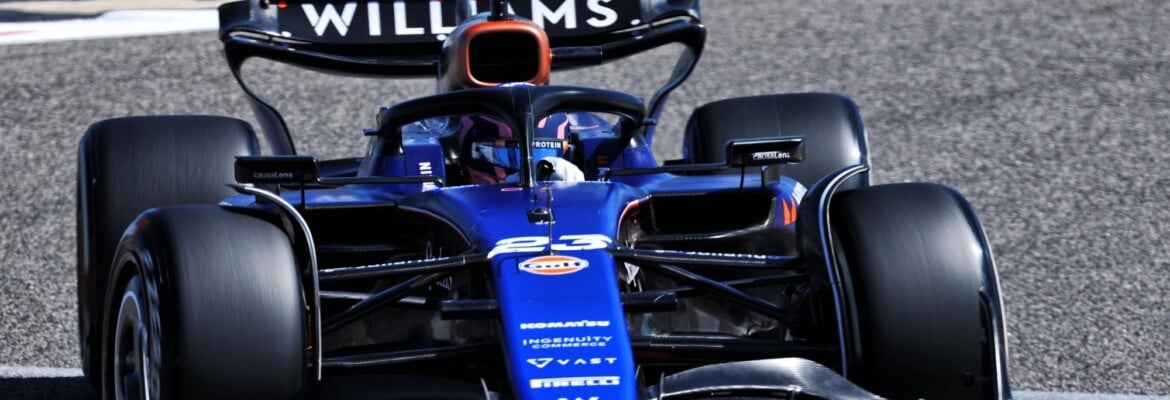 F1: Williams enfrenta desafios no primeiro dia de testes no Bahrein