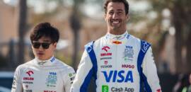 F1: Em meio a rumores de substituição, Tsunoda elogia Ricciardo 
