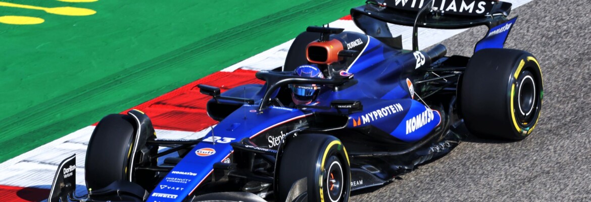 F1: Albon elogia evolução do carro da Williams para 2024