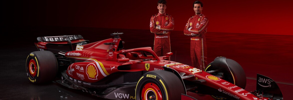 F1: Pilotos da Ferrari com expectativas altas para o SF-24