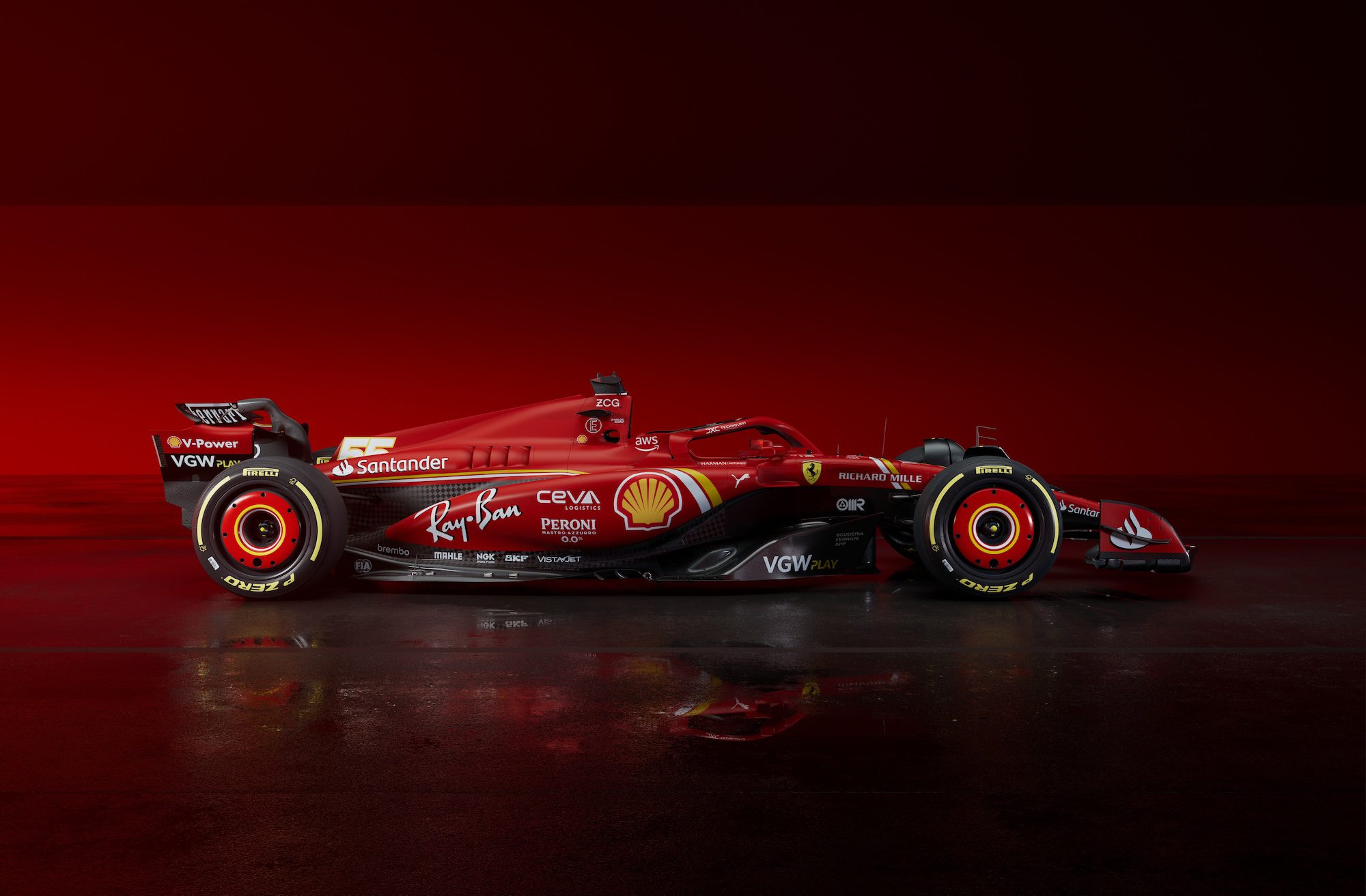 F1: Ferrari apresenta SF-24 deixando de lado o preto da última temporada; veja as fotos