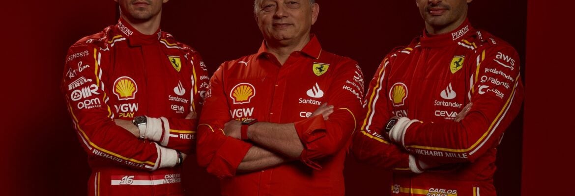 F1: Ferrari quer esperar adversárias para primeiras atualizações de 2024