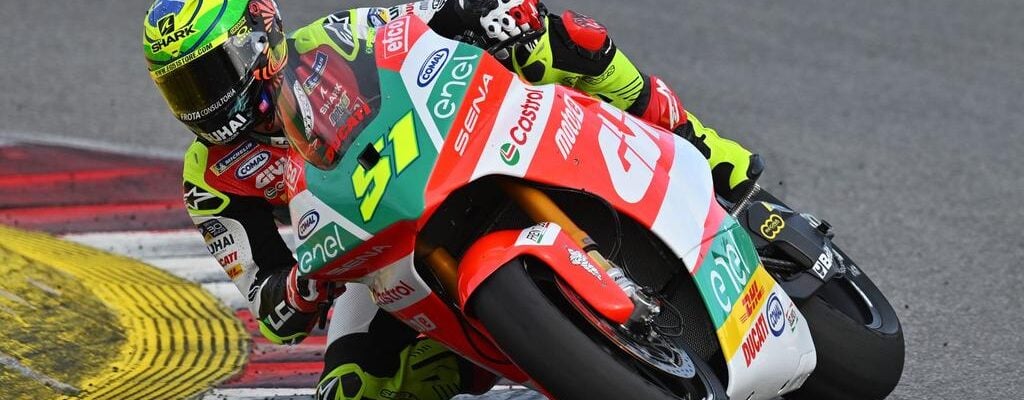 Eric Granado é segundo em simulação de corrida durantes testes da MotoE em Portimão