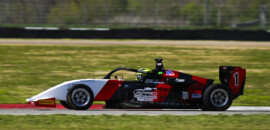 Nic Giaffone lidera atividade nos testes de pré-temporada da USF2000 em NOLA
