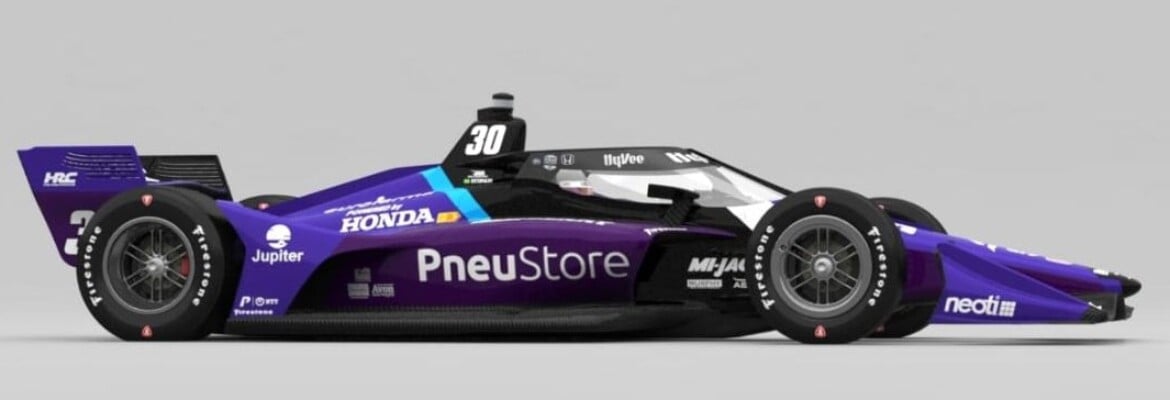 OAKBERRY e Pneustore serão patrocinadores de Pietro Fittipaldi na Indy e carro terá  layout especial em St Pete