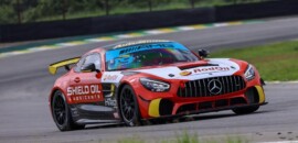 Enzo Gianfratti se torna o primeiro vencedor da classe GT4 da AMG Cup Brasil com vitória dupla em Interlagos