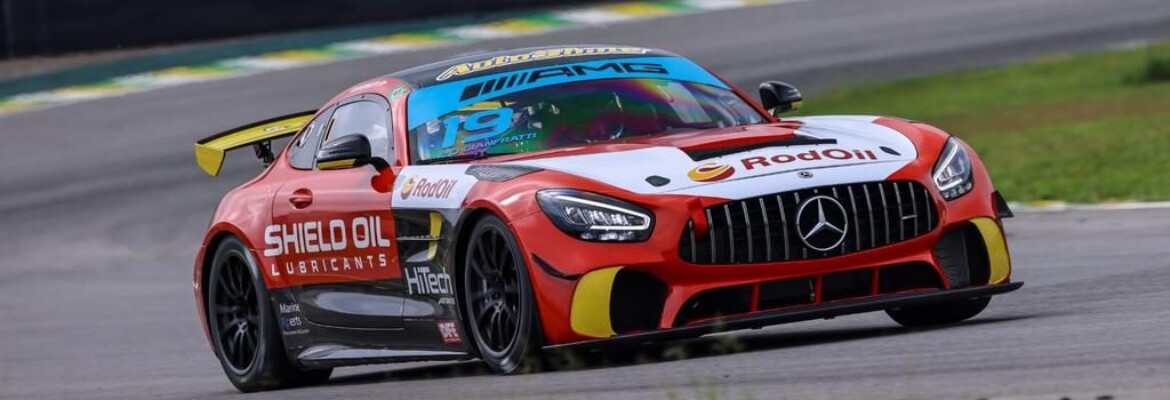 Enzo Gianfratti se torna o primeiro vencedor da classe GT4 da AMG Cup Brasil com vitória dupla em Interlagos