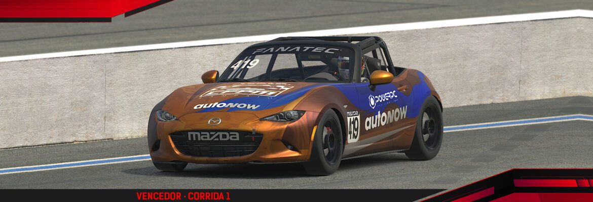 AMIKA MX5 Cup: Jamison Sampaio e Marcos Paiva vencem em Charlotte