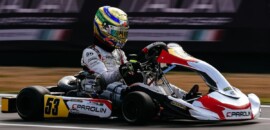 Miguel Costa mostra velocidade em testes da KZ antes da 2ª etapa do WSK em Cremona