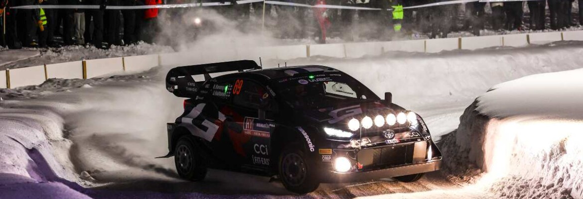 TOYOTA GAZOO Racing domina primeiro dia de WRC na Suécia com três carros nas três primeiras posições