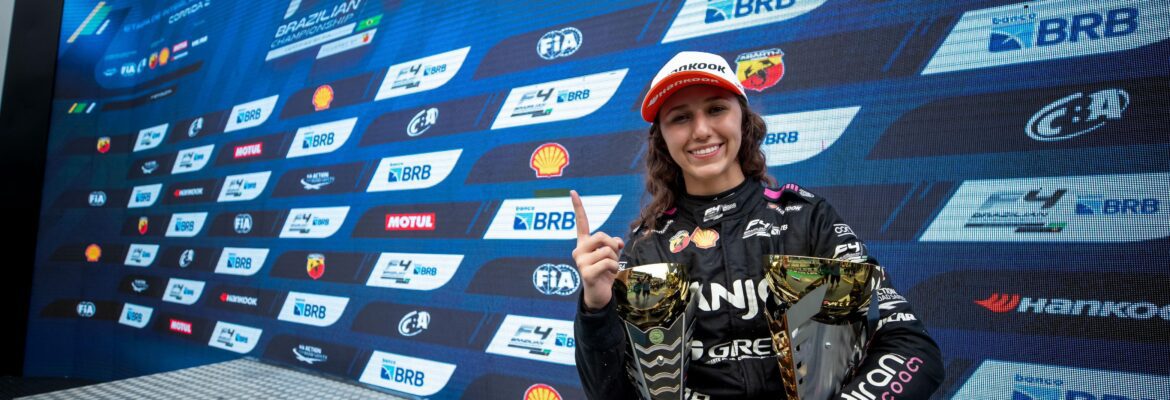 TMG Racing confirma Rafaela Ferreira para a temporada 2024 da Fórmula 4 Brasil
