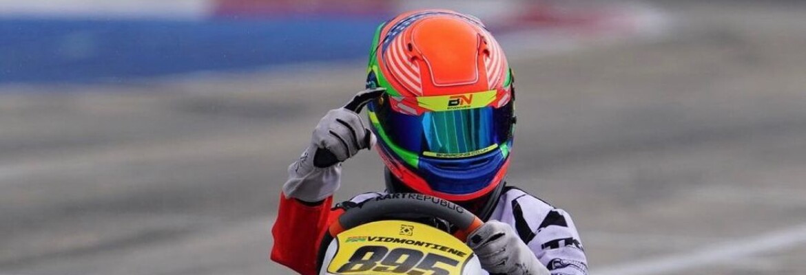 Enzo Vidmontiene é destaque do SKUSA Winter Series com terceiro lugar