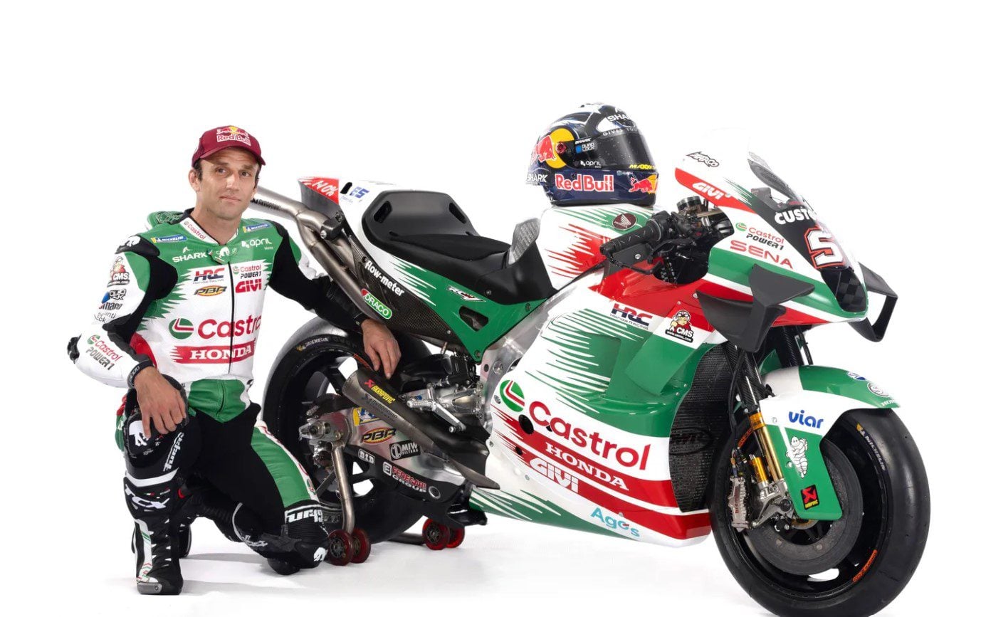 MotoGP: LCR Honda mostra pinturas de Johann Zarco e Takaaki Nakagami para 2024 Lançamento LCR Honda 2024 - Johann Zarco Takaaki Nakagami