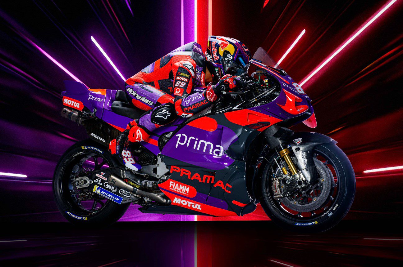 MotoGP: Pramac Ducati aproveita F1 no Bahrein e apresenta novas motos Lançamento Pramac 2024 - Jorge Martin Franco Morbidelli