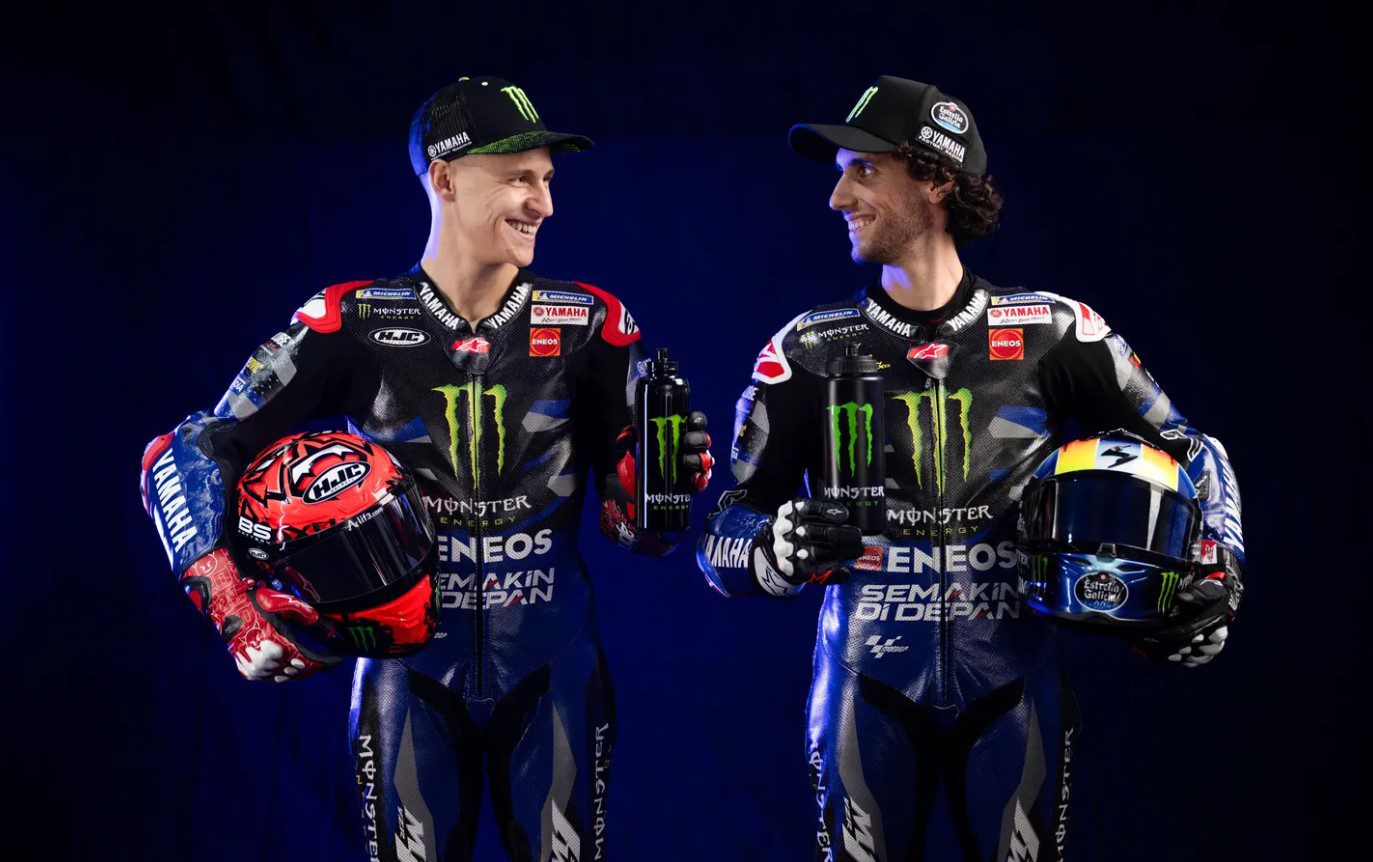 MotoGP: Sem grandes mudanças, Yamaha exibe moto para temporada 2024 Lançamento Yamaha 2024 - Fabio Quartararo Alex Rins