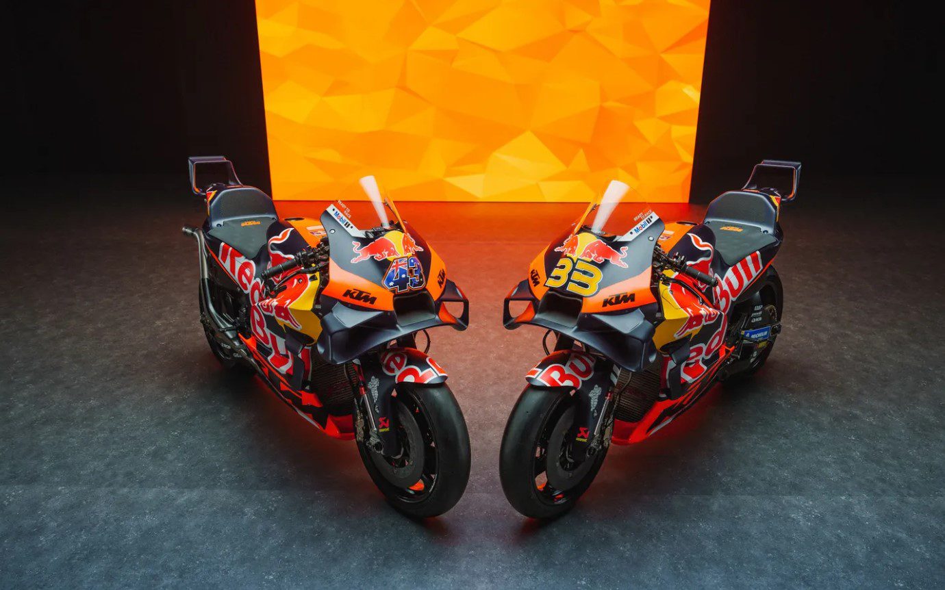 MotoGP: Com Binder e Miller, KTM exibe nova RC16 para temporada 2024 Lançamento KTM 2024 - Jack Miller Brad Binder