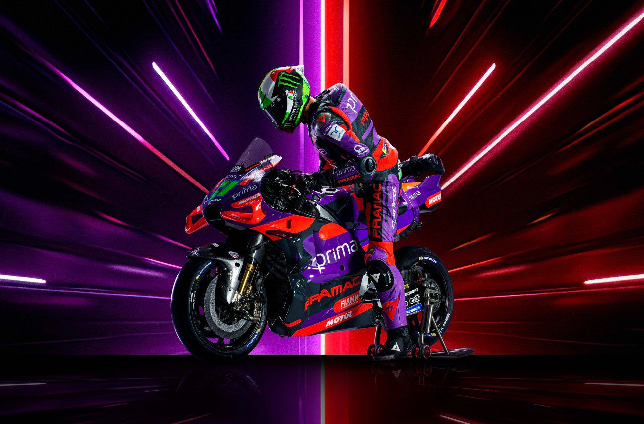 MotoGP: Pramac Ducati aproveita F1 no Bahrein e apresenta novas motos Lançamento Pramac 2024 - Jorge Martin Franco Morbidelli