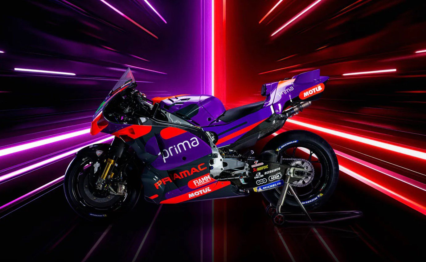 MotoGP: Pramac Ducati aproveita F1 no Bahrein e apresenta novas motos Lançamento Pramac 2024 - Jorge Martin Franco Morbidelli