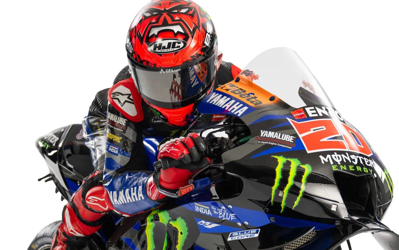 MotoGP: Sem grandes mudanças, Yamaha exibe moto para temporada 2024 Lançamento Yamaha 2024 - Fabio Quartararo Alex Rins