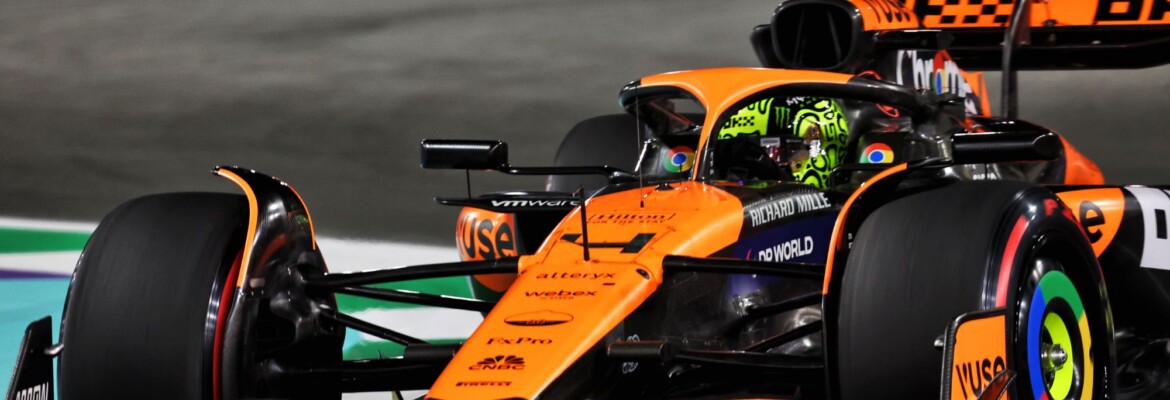 F1: Norris vê McLaren longe de Red Bull e Ferrari