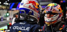 F1: Perez comemora primeira fila ao lado de Verstappen no Japão