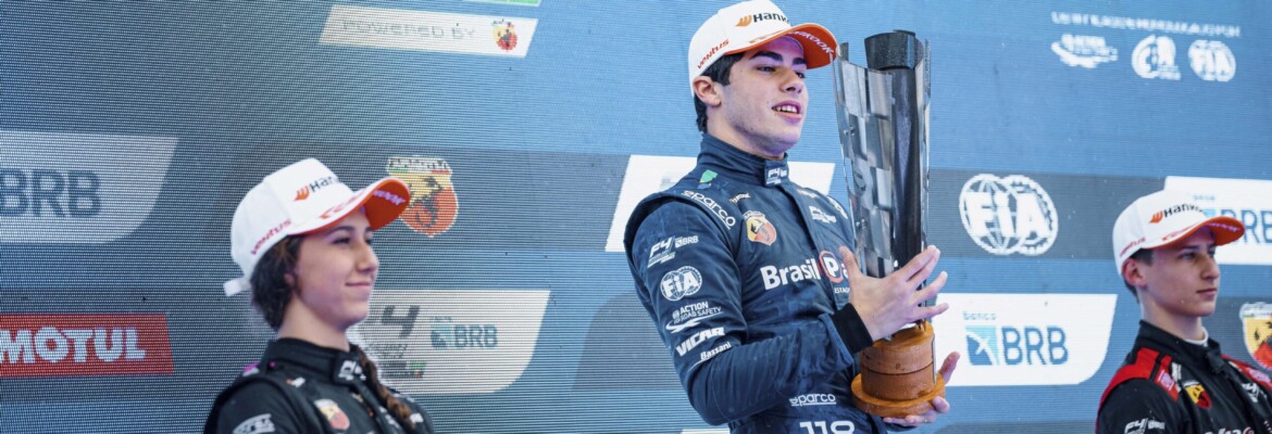 Comparatto vence corrida desafiadora da F4 Brasil com chuva no Velocitta