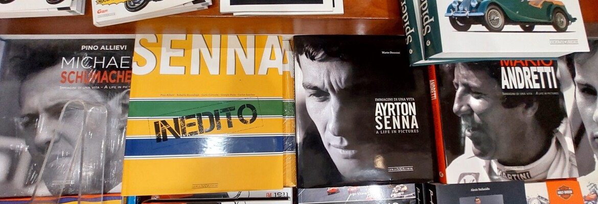 Conheça a livraria exclusiva sobre esporte a motor na Itália