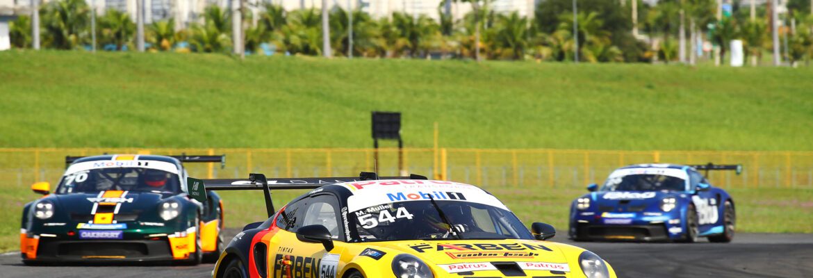 Marçal Muller coloca a Farben na pole position da Porsche Carrera Cup em Goiânia