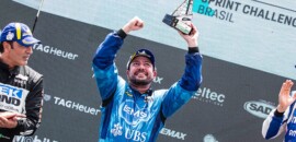 Léo Sanchez vai ao pódio na etapa de abertura da Porsche Cup em Goiânia