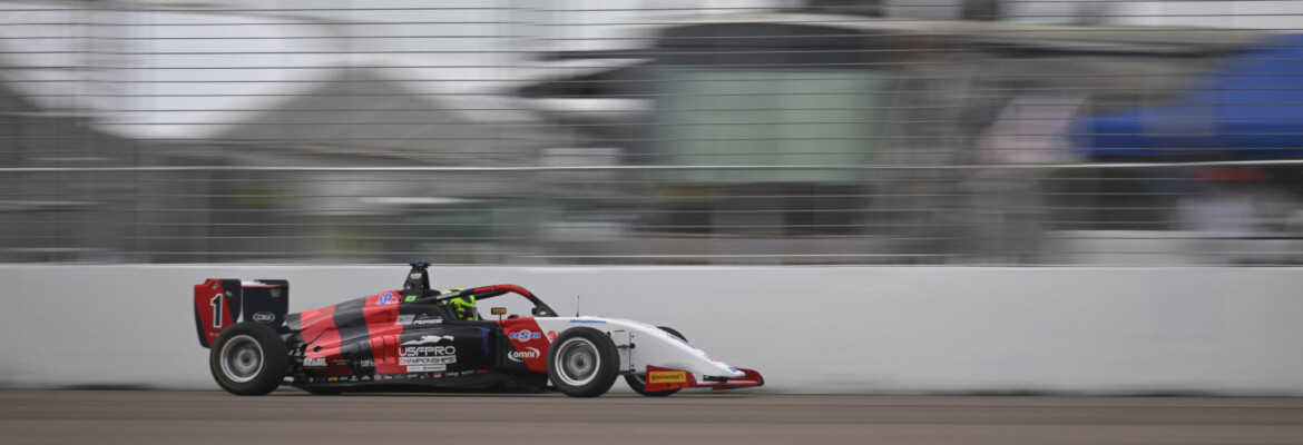 Nic Giaffone lidera corrida da USF2000 e exalta experiência após etapa de St. Pete