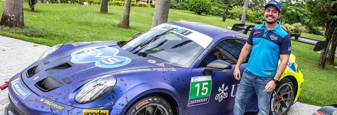 Léo Sanchez estreia nas provas Sprint do Porsche Carrera Cup em Goiânia