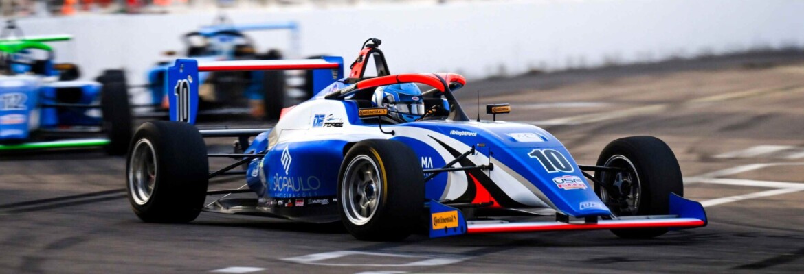 Lucas Fecury fica próximo de top-10 na abertura da temporada da USF2000 em St. Pete