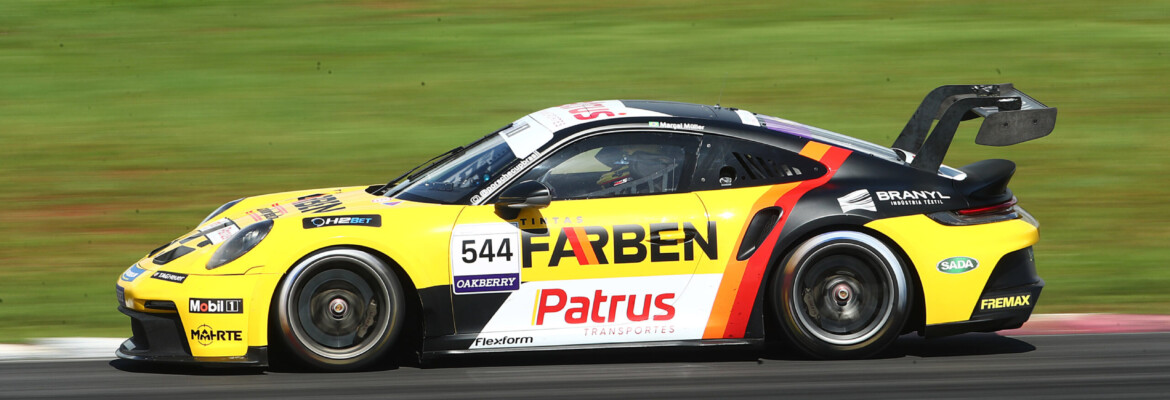 Müller acerta volta voadora no fim e fatura pole da Porsche Cup em Goiânia