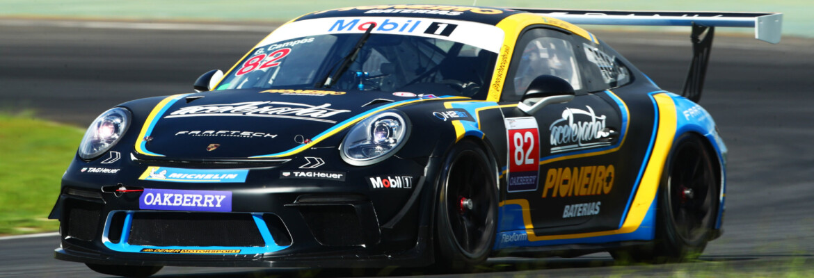 Gerson Campos encerra sexta-feira no top 10 da Porsche Cup Challenge em Goiânia