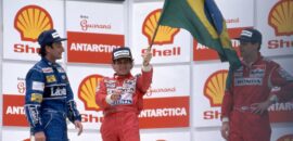 F1 1991, Brasil, Interlagos, pódio, Ayrton Senna