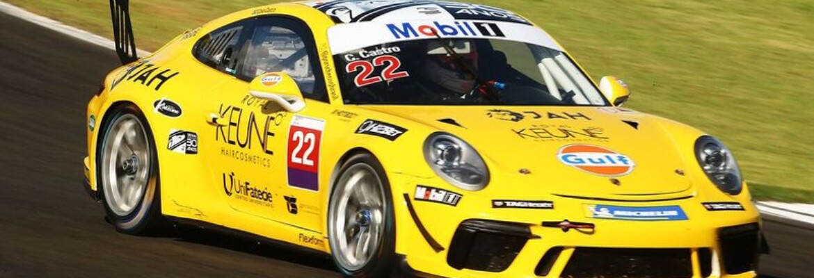 Caio Castro lidera treino livre da Sprint Challenge na Porsche Cup no Velocitta