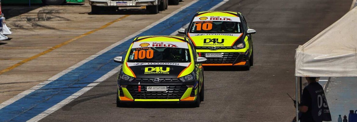 Com carro da D4U Immigration, Uli Dias lidera treino da Copa HB20 em Goiânia