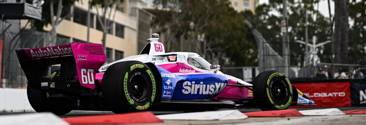Indy: Rosenqvist supera Power por 0s003 e garante pole position em Long Beach