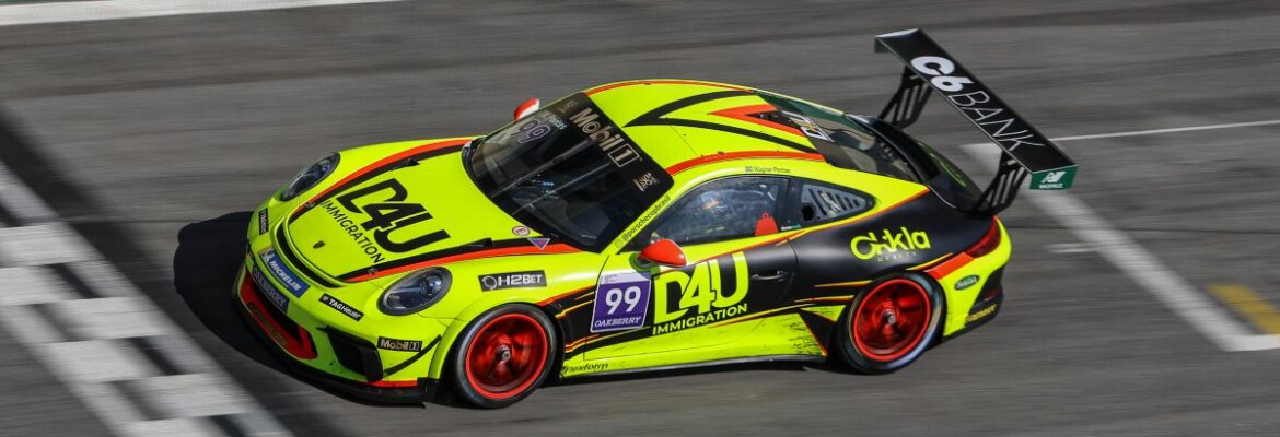 Wagner Pontes conquista pódio e fica muito perto da vitória com a D4U Immigration na Porsche Cup em Interlagos