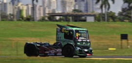 Líder da Copa Truck, Felipe Giaffone garante pole position em Goiânia