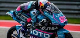 Alonso comanda de ponta a ponta prova acidentada da Moto3 em Austin