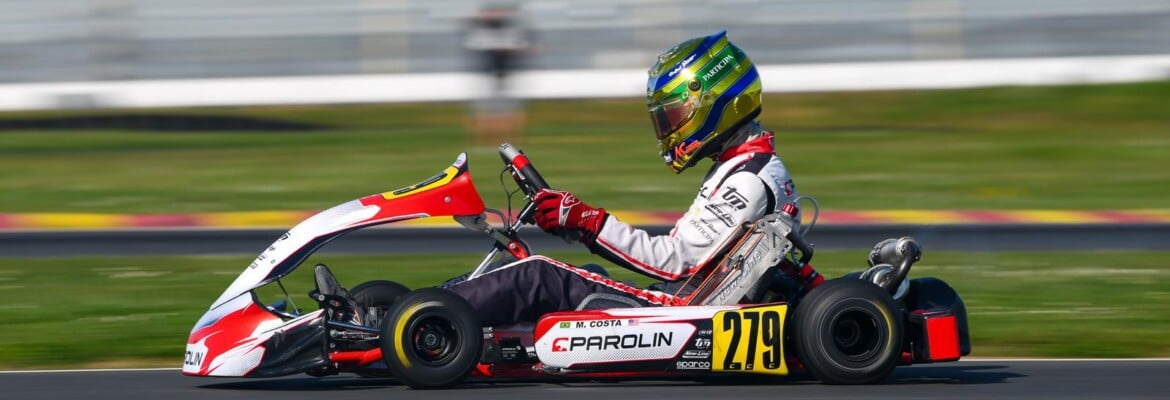 Na França, Miguel Costa mostra velocidade em open para segunda etapa do Europeu de Kart