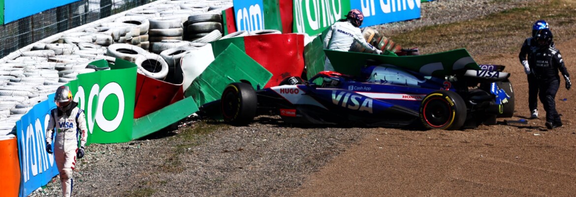 F1: GP do Japão interrompido após acidente na primeira volta