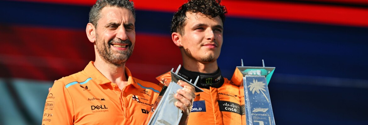 F1: Stella explica decisão de Norris não devolver posição a Verstappen no GP dos EUA