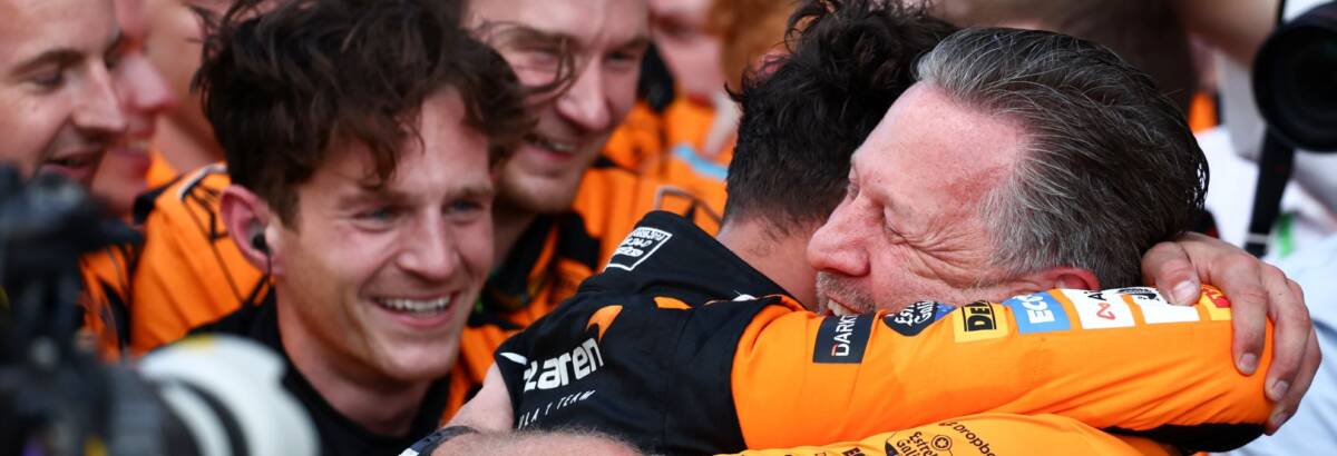 F1: Brown se emociona com título de Norris